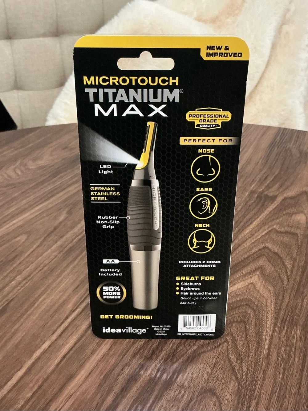 Titanium Max Personal Trimmer - Black & Yellow
